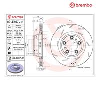 BREMBO 09.E897.11 Brake disc