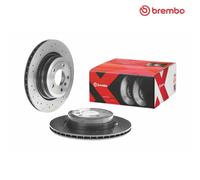 2x Brake disc perforated/vented 09.A270.1X BREMBO for BMW 3 Touring 3 3 Coupe X1