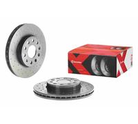 Brembo Brake Disc Set Xtra 09.C547.1X - Front Perforated 276mm - 2 pcs (fits Audi A3, SEAT, Skoda)