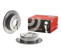 08.A114.21 Rear Brake Discs 2 Pieces Pair 262mm Diameter Solid Braking By Brembo