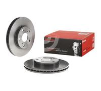 Brembo Brake Disc 09.A865.11 - Front UV Coated Internally Vented - Set of 2 - Fits Toyota Auris
