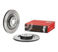 2x Brake disc internally vented 09.C939.11 BREMBO for VOLVO POLESTAR