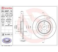 Brake Disc CITROËN C4 AIRCROSS 1.6 08.N267.11