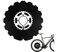 Brake Disc Cover - Car Motorcycle Rotor Protector | Premium Aluminum Alloy with Aerodynamic Vents, Brake Rotors from Dust Easy Installation for Improved 15.75x15.75x0.24 in