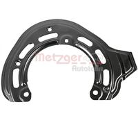 Brake disc cover Front Axle Left Cathodic Painting 6115461 METZGER for OPEL