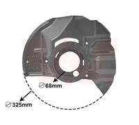 VAN WEZEL 0646372 Splash Panel, brake disc