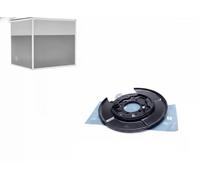 Brake disc cover Rear Axle Left 57SKV645 ESEN SKV for NISSAN RENAULT