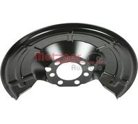 Brake disc cover Rear Axle Left Cathodic Painting 6115019 METZGER for OPEL