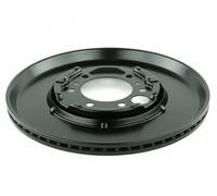 Brake disc cover Rear Axle Left Tin-plated FT32519 FAST for MERCEDES-BENZ VW