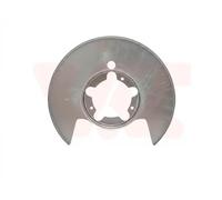 Brake disc cover Rear Axle Left Zinc-coated 2813373 VAN WEZEL for IVECO