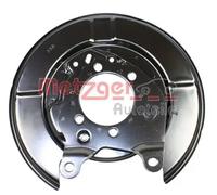 Brake disc cover Rear Axle Right Cathodic Painting 6115276 METZGER for NISSAN