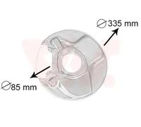 Brake disc cover Rear Axle Right Zinc-coated 3010374 VAN WEZEL for MERCEDES-BENZ