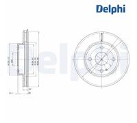 Brake Disc DELPHI BG2629 For MAZDA (1 pcs)