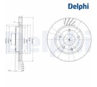 Brake Disc DELPHI BG3395 For MERCEDES-BENZ