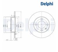 Brake Disc DELPHI BG3505 For VW, SEAT