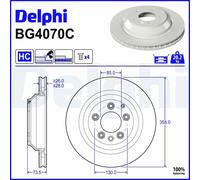 Brake disc DELPHI BG4070C for AUDI Q7 (4LB) 3 2006-2010
