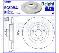 Brake Disc DELPHI BG5068C For VOLVO, LYNK & CO (1 pcs)