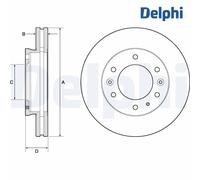 Brake Disc DELPHI BG9140C For FORD, FORD USA (1 pcs)