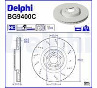 DELPHI BG9400C Brake disc