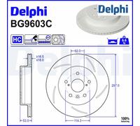 Brake Disc DELPHI BG9603C For TOYOTA