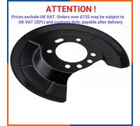 NTY HTO-FR-014 Splash Panel, brake disc