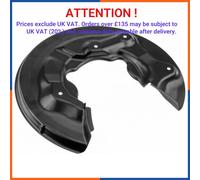 Rear Brake Disc Splash Panel Right NTY Fits AUDI SEAT SKODA VW 03-18 1T0615612C