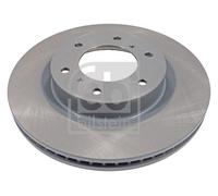 Ferdinand Bilstein Brake Discs - 2x Vented Front Pair for MITSUBISHI PAJERO Mk4 3.2D (4M41)