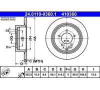 Brake Disc For Citroen C-CROSSER C4 Mitsubishi ASX OUTLANDER 1606292080