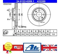 Front Brake Disc for Renault Dacia Smart:LOGAN,Clio IV 4,II 2,FORTWO,SANDERO