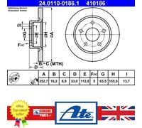 Brake Disc For Ford GRANADA 82-85 SCORPIO 85-94 SIERRA 82-86 6158215