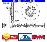 Brake Disc For Hyundai H-1 01-07 58129-4A200