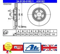 Brake Disc For Jaguar S-TYPE 99-07 XJ 03-09 C2C8354