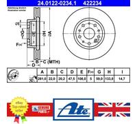 Brake Disc For Lancia THESIS 02-09 46469907