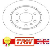 TRW DF6723S Brake disc