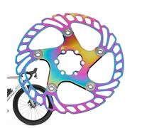 Brake Disc for Mountain Bikes and Bicycles - Colourful Modification for Bicycle and Two- | Brake Discs for Bicycle Brakes Velos - For Repair Maintenance in Your Own Home in Garage