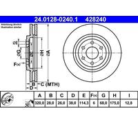 Front Brake Disc for Nissan:NP300 NAVARA,PATHFINDER III 3 40206-5X00A