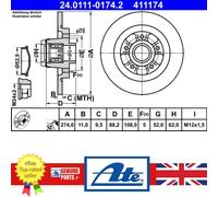 ATE 24.0111-0174.2 Brake disc