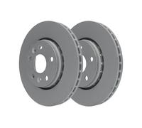 ATE FRONT BRAKE DISCS X2 280mm FOR MERCEDES-BENZ CITAN RENAULT KANGOO 424222