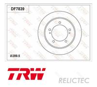 TRW DF7839 Brake disc