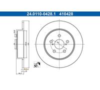 Brake Disc For Toyota YARIS 20- 42431-K0010