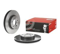 09.C990.21 Front Brake Discs 2 Pieces Pair 282mm Diameter Vented Braking Brembo