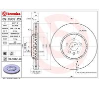 Brake Disc Front Internally Vented Fits Range Rover Evoque 2.0 P200 MHEV 4x4