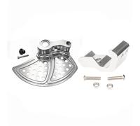 Brake Disc Guard Protector Brake Disc Shield Fit For EXC SX SXF XC XCF XCW TPI SD 6D 300 350 450 500 2016-2023 Front Lower Fork Leg Guard & Brake Disc Guard(Kit Silver)