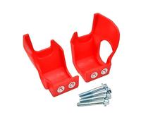 Brake Disc Guard Protector Brake Disc Shield Lower Front Fork Leg Shoe Guard Protector Fit For Beat RR 2T 125 250 300 350 390 RC 4T 350 390 430 480 2020(Red)