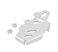 Brake Disc Guard Protector For CRF300L CRF300 Rear Brake Master Cylinder Guard Protector Dirt Bike Disc Guard(Silver)