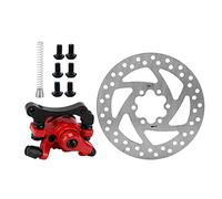 Brake Disc Kit, Electric Scooter Brake Disc, 140mm Brake Disc Caliper Kit 6-Hole Aluminum Alloy Wear Resistance for Electric Scooter