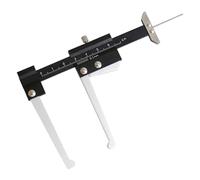 Brake Disc Measuring Tool | Fast Accurate Thickness Gauge Ruler | 0-60mm Metric Calipers Tool | Durable Disc Brake Measuring Device for Garage, Workshop, Vehicle Maintenance