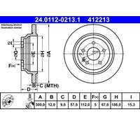 Rear Brake Disc MB:W447,VITO,V A4474230012 4474230012
