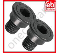 Brake Disc Mount Screw x2 Febi 180528 For BMW Alpina B5 B6 B7 D5 Roadster `02 on
