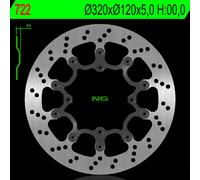 Free Shipping NG BRAKES Round Floating Brake Disc For Motorcycle Parts